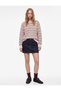Long Sleeve Crew Neck Striped Sweater