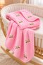 Cotton 90*100 Welsoft Cat-Thought Baby Girl Blanket - 4