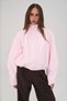Positano Drawstring Detail Pink Bomber Jacket - 2