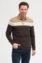 Men's Polo Neck Long Sleeve Sweatshirt - 5