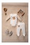 Deer Patterned Bottom and Top Baby 6 Pieces - 2