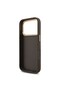 iPhone 18 Pro Compatible Case Licensed 4g Large Metal Logo and Thick Strap 2in1 Set Brown - 7