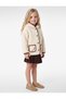 Floral Embroidered Long Sleeve Hooded Plush Jacket