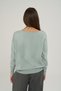 Sisu Boat Neck t Sleeve Green Knitwear Sweater - 5