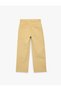 Cotton Regular Leg Gabardine Trousers with Pockets - 3