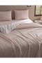 Philibert King Size 100% Cotton Ranforce Printed Elastic Duvet Cover Set - Powder - 4