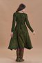 Print Long Sleeve Asymmetrical Cut Winter Women's Dress - 4