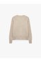 Long Sleeve V-Neck Sequined Knit Sweater - 7