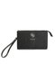 Licensed Women's Bag with Peony and 4g Patterned Ribbon Detail, Metal Logo, Shoulder Strap, Black Handbag - 2