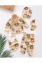 Baby Lion 100% Cotton 5-Piece Newborn Hospital Discharge Set Yk102745