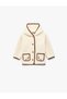 Floral Embroidered Long Sleeve Hooded Plush Jacket - 3