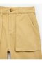 Cotton Regular Leg Gabardine Trousers with Pockets - 4