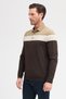 Men's Polo Neck Long Sleeve Sweatshirt - 3