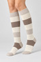 Women's 2-Pack Knee-Length Striped Long Socks – Colorful and Sporty - 3