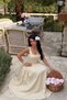 Krem Boundless Uzun Elbise - 2