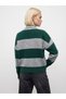 61007 Wool Blend Stand Collar Cardigan - 3