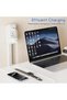موسع مقبس كهربائي، يتميز بمنافذ USB-A وUSB-C ومنفذين للتيار المتردد، يمتد من 18 إلى 28 بوصة، قابل للدوران 180 درجة. - 5