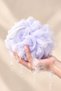 Banlif Ponpon Bath Loofah Purple 30 Gr, Soft Shower Sponge 3-Piece Advantage Set - 6