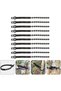 10 قطع من أربطة الشجر المطاطية القابلة للتعديل لدعم النباتات الخارجية، أحزمة مرنة لربط أشجار الحدائق - 7