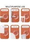 6 PCS Door Stoppers Clear Silicone Wall Protector Shield - 5