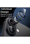 Camera Lens Protector for iPhone 16/16 Plus, Black, 1 Set - 4