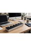 شريط طاقة بخمسة منافذ، منفذ USB-C واحد ومنفذين USB-A، لون أسود، قابس بريطاني، طول 3 أمتار - 4
