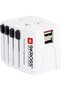 1302930 MUV USB 2.4AMultiadapters مع USB أبيض