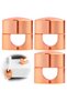 3 مجموعات من حوامل الشواحن للأسلاك، حوامل أسلاك بلون الذهب الوردي