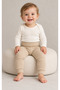 Girl Boy Baby Child Ribbed Leggings Trousers Powder Blue - 2