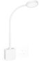 Plug In LED Wall Mounted Reading Light, Flexible Dimmable White Wall Sconce Light with Power Plug fo - 2