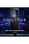 واقي عدسة الكاميرا لهاتف سامسونج جالاكسي Z Flip 8، شفاف - 4