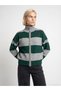 61007 Wool Blend Stand Collar Cardigan - 2