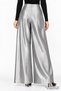 High Shine Textured Palazzo Trousers - 5