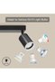 3 أضواء LED سقفية قابلة للدوران، تصميم عصري باللون الأسود لغرف المعيشة، المطابخ، غرف الطعام، وغرف النوم - 6