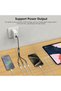 كابل USB A إلى 3 منافذ USB C مع خاصية نقل البيانات، كابل شحن من النوع A مزدوج المنافذ لـ Mag - 5