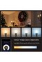 مصابيح شمعية ذكية E14، مصباح LED قابل للتعتيم بتقنية البلوتوث C37، 5 واط بديل لـ 60 واط، 500 لومن، متغير الألوان - 8