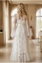 Luxury Lace Bridal Robe and Satin Nightgown Set 2-Piece Honeymoon Set - 3