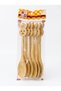 Set of 6 Natural Wooden Rabbit Spoons - Yogurt, Tea, and Dessert Spoons - 3