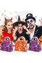 10pcs Halloween Bags with Handle Festival Felt Handbags for Snacks Goodie Reusable for Festival Party Birthday Favors Storage Bag Halloween - 4