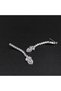 Leaf Design Studded Zircon Set - 4