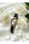 Ferrucci̇-(Black Color) Leather Cord Minimal Case Women Wrist Watch - 2