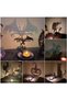 Halloween Candle Holder Spooky Ghost Tealight Shadow Caster Decorations Skeletons Black Metal Desk Candlestick Holder Ornament for Home Party, Scary Candle Stands Table Decor - 2