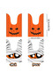 50PCS Halloween Treat Bags: Cute Rabbit Ear Small Halloween Cookies Plastic Gift Bags for Party Decoration Supplies - 4