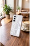 Galaxy A12 Non-Yellowing Mica Thin Slim Magsafe Transparent Phone Case Cover - 6