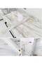 Zeemey 1pc Golden Grey White Marble Wallpaper, Peel and Stick, Self-Adhesive Vinyl Contact Paper for - 2