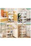 ZIMNEST Stackable Plastic Storage Bins with Lids & Wheels – Collapsible/Folding Multi-Purpose Contai - 5