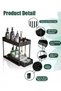 JoyousSto Pack Under Sink Organizers and Storage, 2-Tier Sliding Cabinet Basket Organizer with Hooks - 3