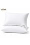 GORA Bed Pillow Set of 2, Hotel Pillow for Bed, 50 × 70 cm Sleeping Pillows, Hollow Fiber Filling, C