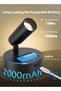 LAYAN Wireless Spotlight, Remote Control LED Wall Lamp, Wall-Mounted Lamp with 3 Color Temperatures, - 3