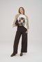 Karen Kahve Palazzo Pants